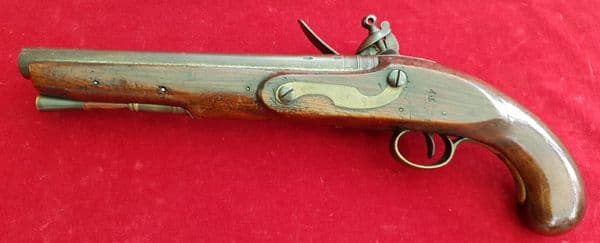 A scarce British Military Flintlock Cavalry Officer's Pistol by 